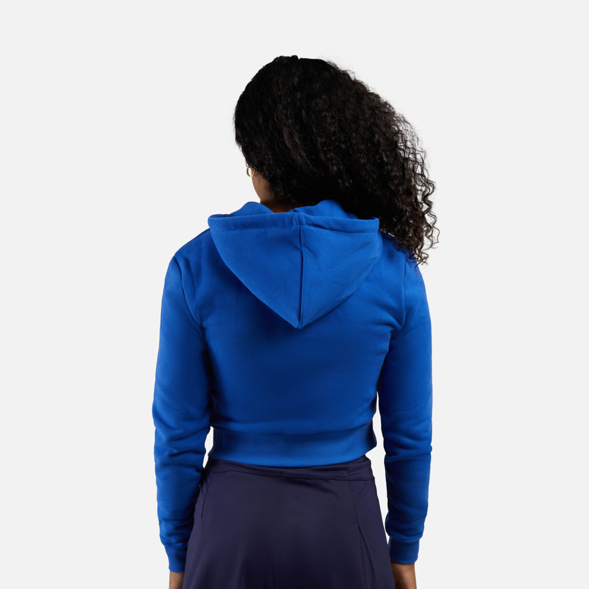 HYPE AND VICE Bear UCLA Mia Zip Sweater Hood Royal