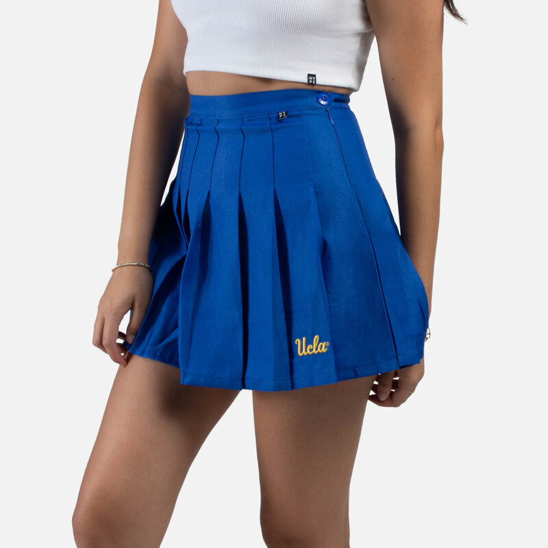 HYPE AND VICE UCLA Script Tennis Skirt Royal Blue