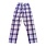 Boxercraft UCLA Ladies Flannel Pant Lavender White Blue