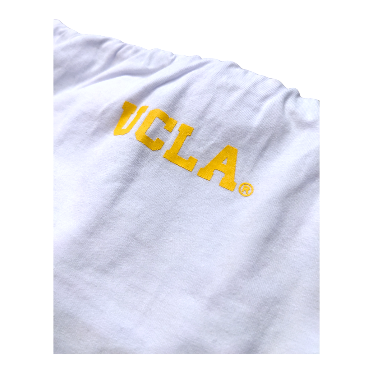 HYPE AND VICE UCLA Arch Bandana Top White