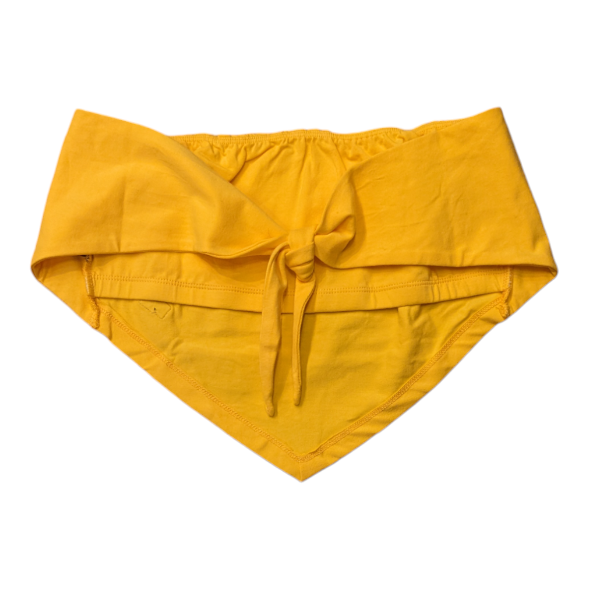 HYPE AND VICE UCLA Arch Bandana Top Gold