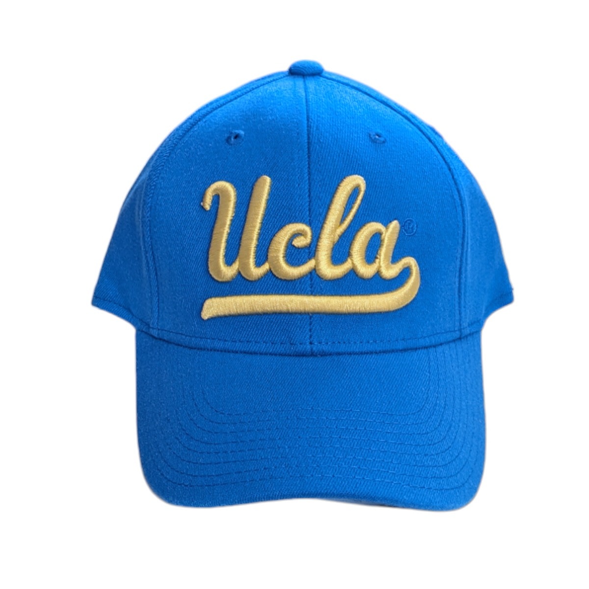 ADIDAS Haedwear UCLA Gold Script Structured Flex Team Prim Color Hatm - 558z