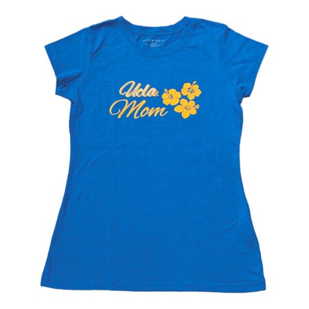 Boxercraft UCLA Mom Hibiscus Ladies Blend Tee Blue