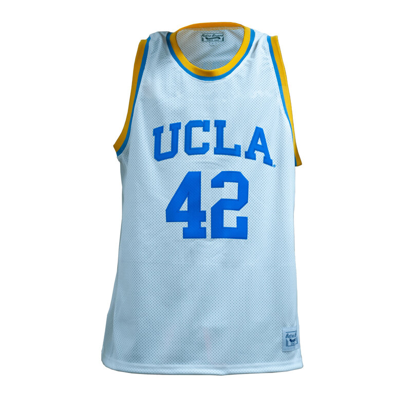 Retro Brand UCLA Basketball Blue Jersey #42 Love