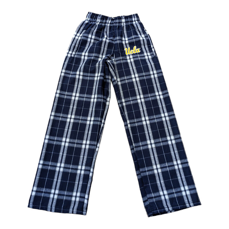 Boxercraft UCLA Script Youth Flannel Pants Navy/Silver