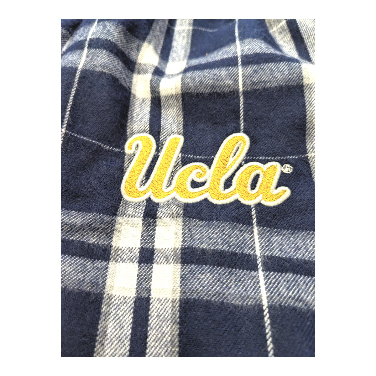Boxercraft UCLA Script Youth Flannel Pants Navy/Silver
