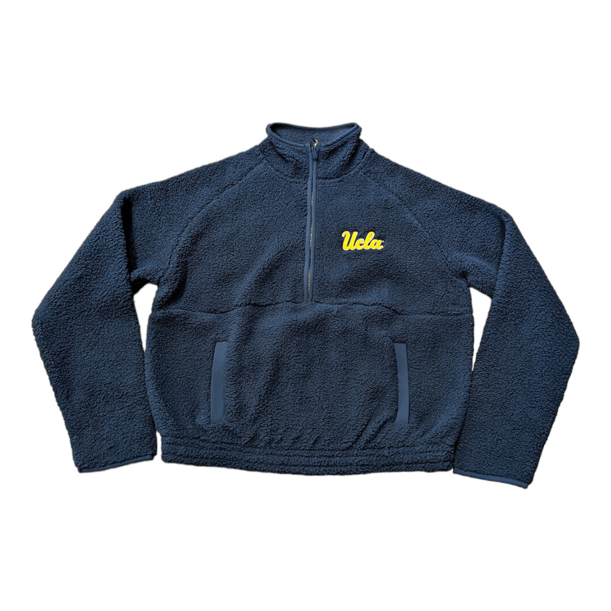 Boxercraft UCLA Script Everest Half Zip Indigo