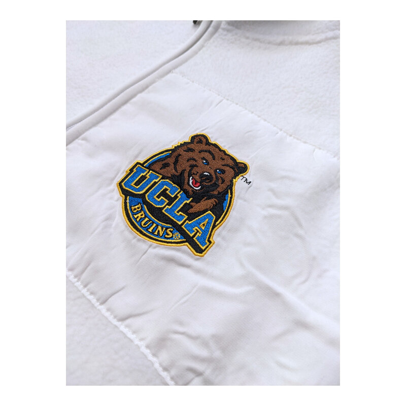 HYPE AND VICE UCLA Bear Coach Sweater White
