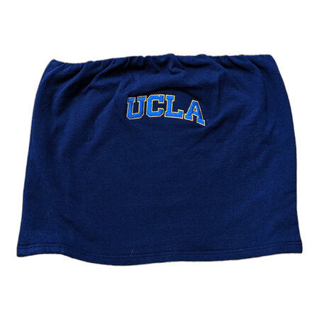 HYPE AND VICE UCLA Block  Navy Tube Top