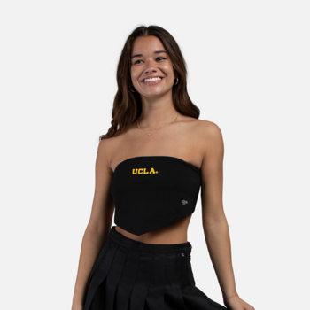 HYPE AND VICE UCLA Arch Bandana Top Black