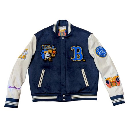 Retro Brand UCLA Bruins Letterman Jacket Navy