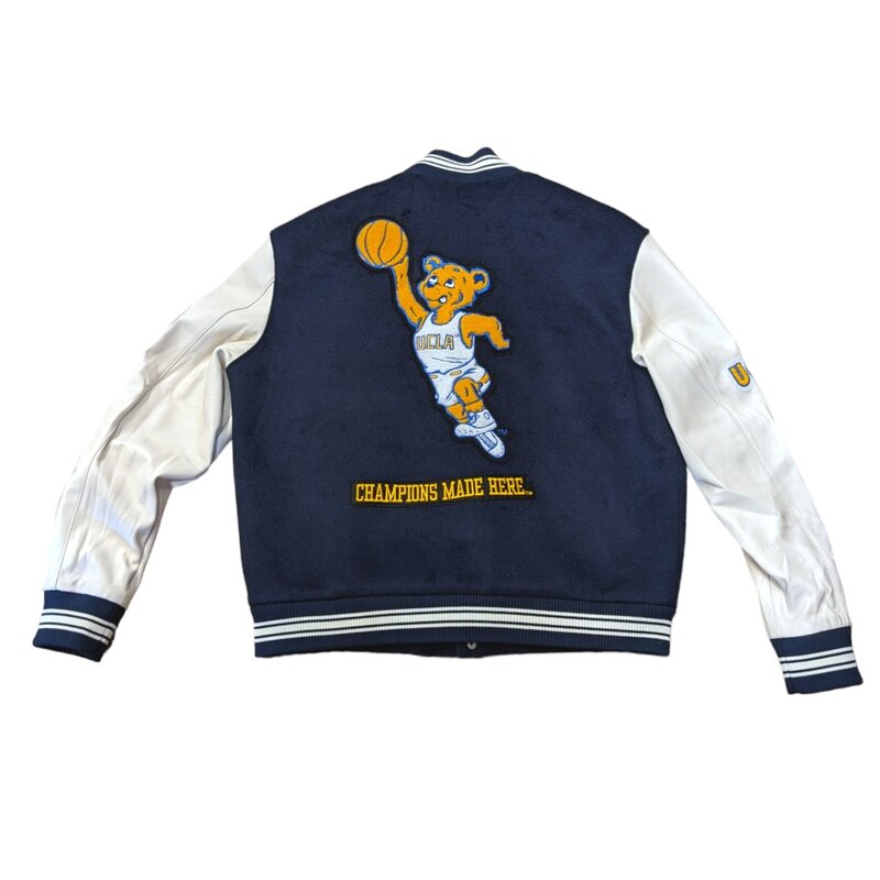 Retro Brand UCLA Bruins Letterman Jacket Navy