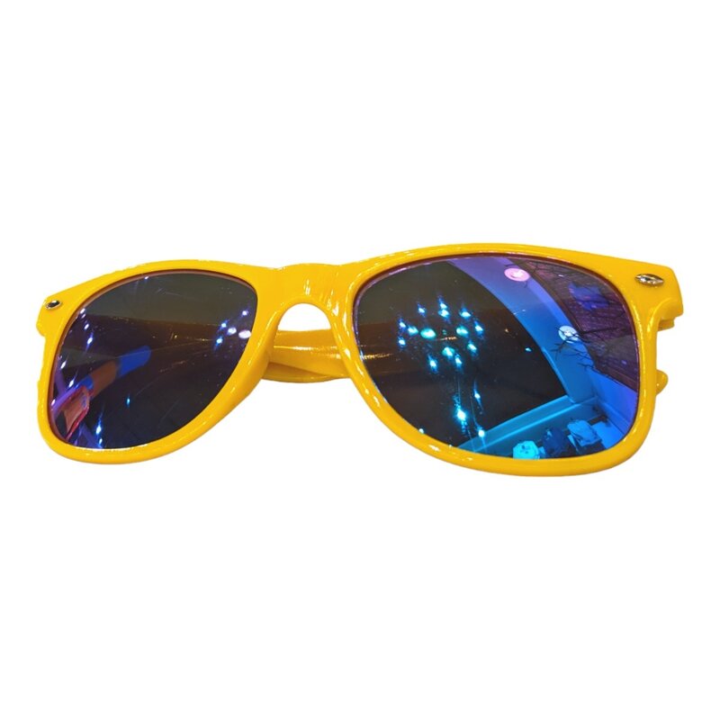 society43 UCLA Script Sunglasses Gold Frame