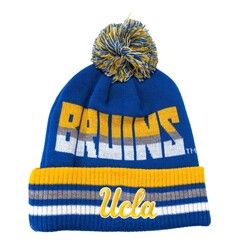 Captivating UCLA Script  Bruins Three Color  Beanie