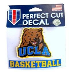 Wincraft Bear UCLA Basketball Perfect Cut Decal 4x5
