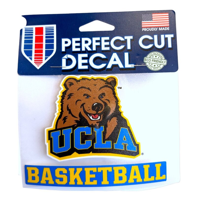 Wincraft Bear UCLA Basketball Perfect Cut Decal 4x5
