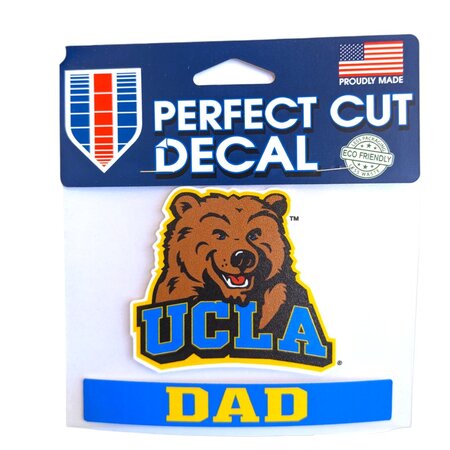 Wincraft Bear UCLA Dad Perfect Cut Decal 4x5