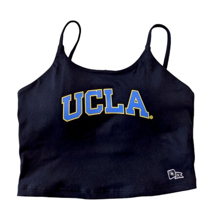 HYPE AND VICE UCLA Block Bra Tank Top Black