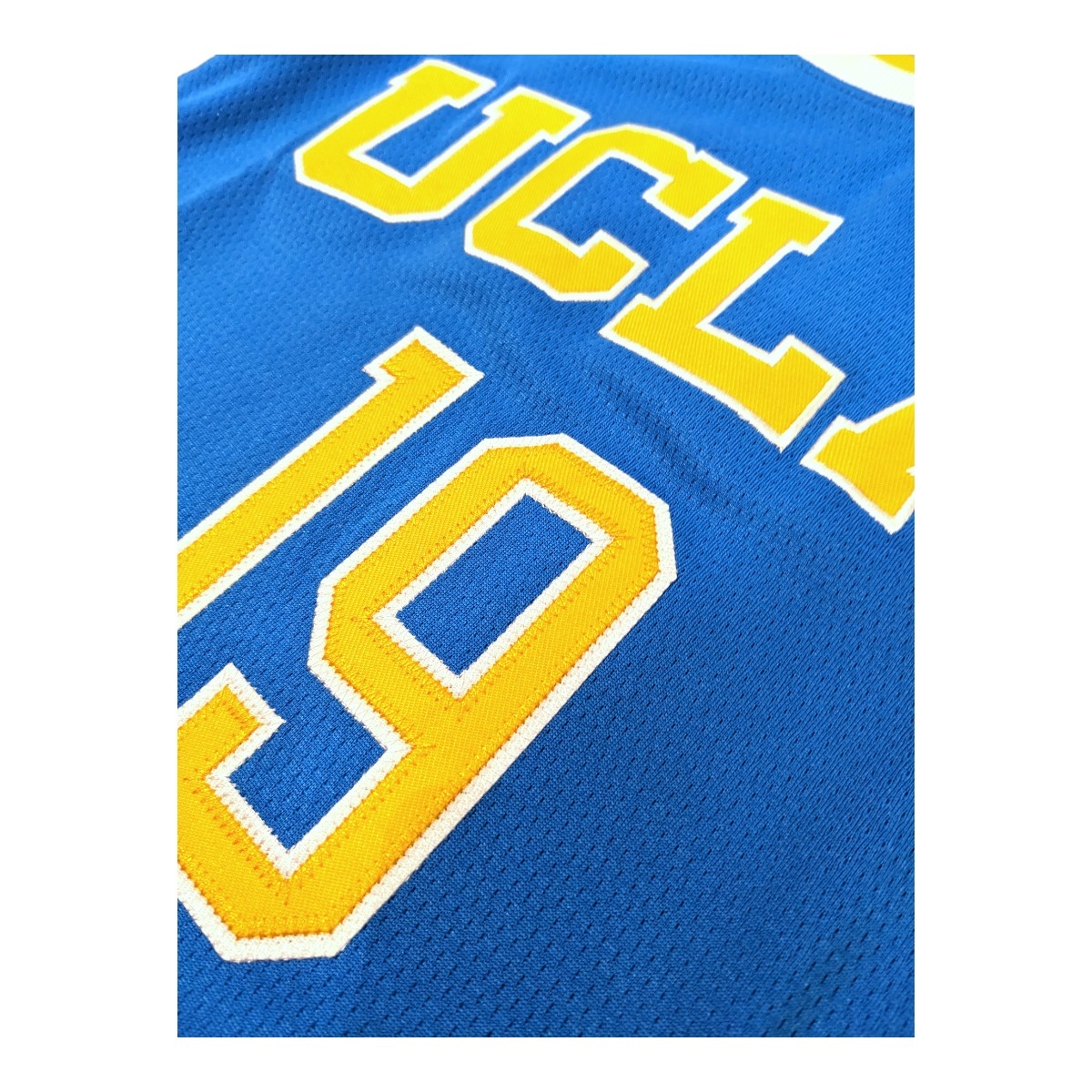 HYPE AND VICE UCLA Cropped Basketball Jersey Blue