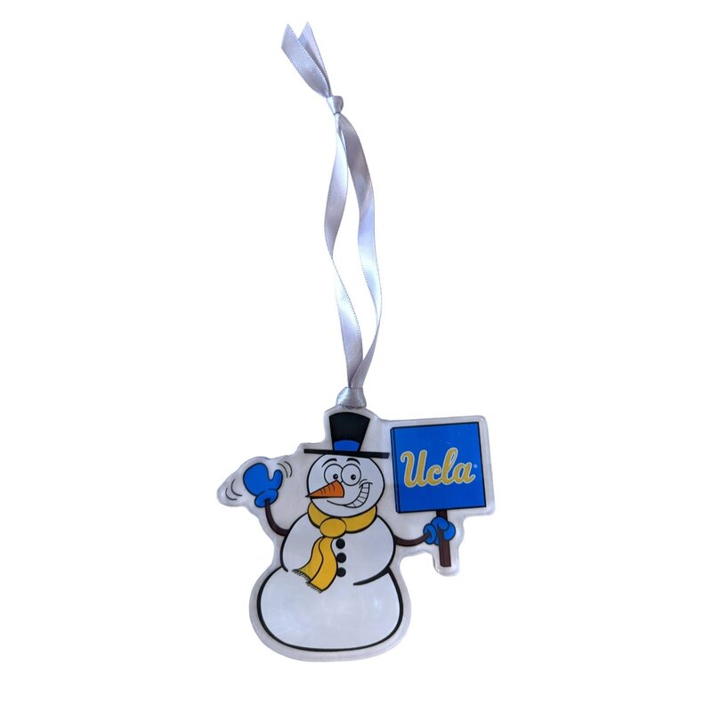 Color Shock UCLA Snowman Ornament