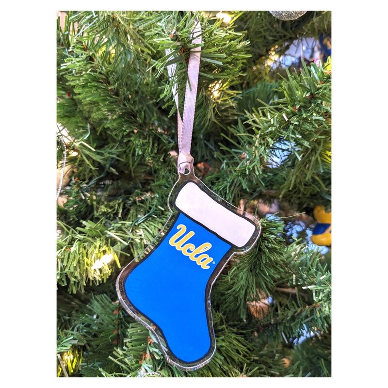 Color Shock UCLA Stocking Ornament