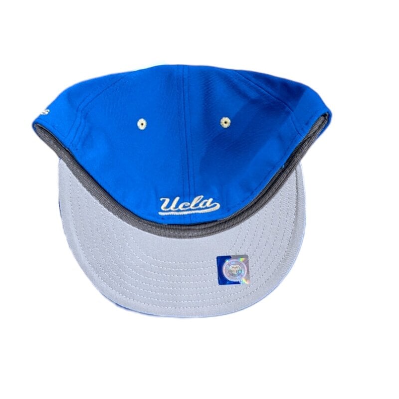 Adidas B UCLA Logo Climalite On Field Baseball Fitted Cap Blue