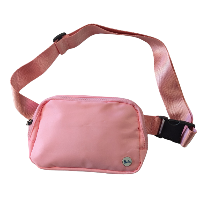 UCLA Script Belt Bag Pink - Campus Store