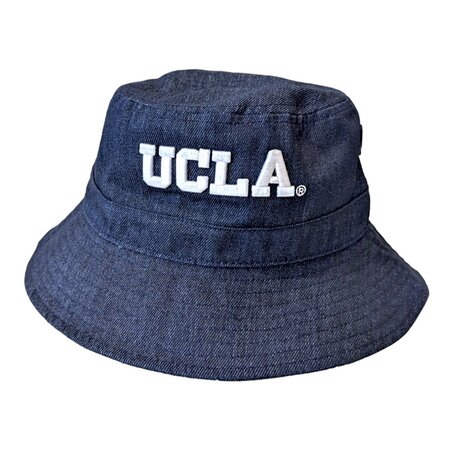 HYPE AND VICE UCLA Block Denim Bucket Hat