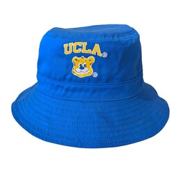 HYPE AND VICE UCLA Script WHT/ UCB Reversible Bucket Hat