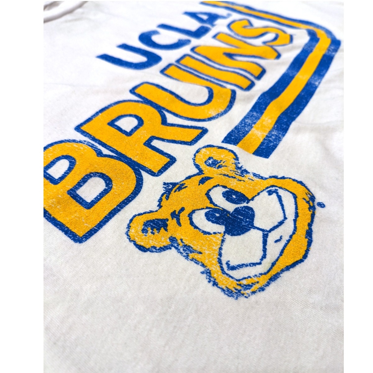 Retro Brand UCLA Bruins Racing Joe White Tee