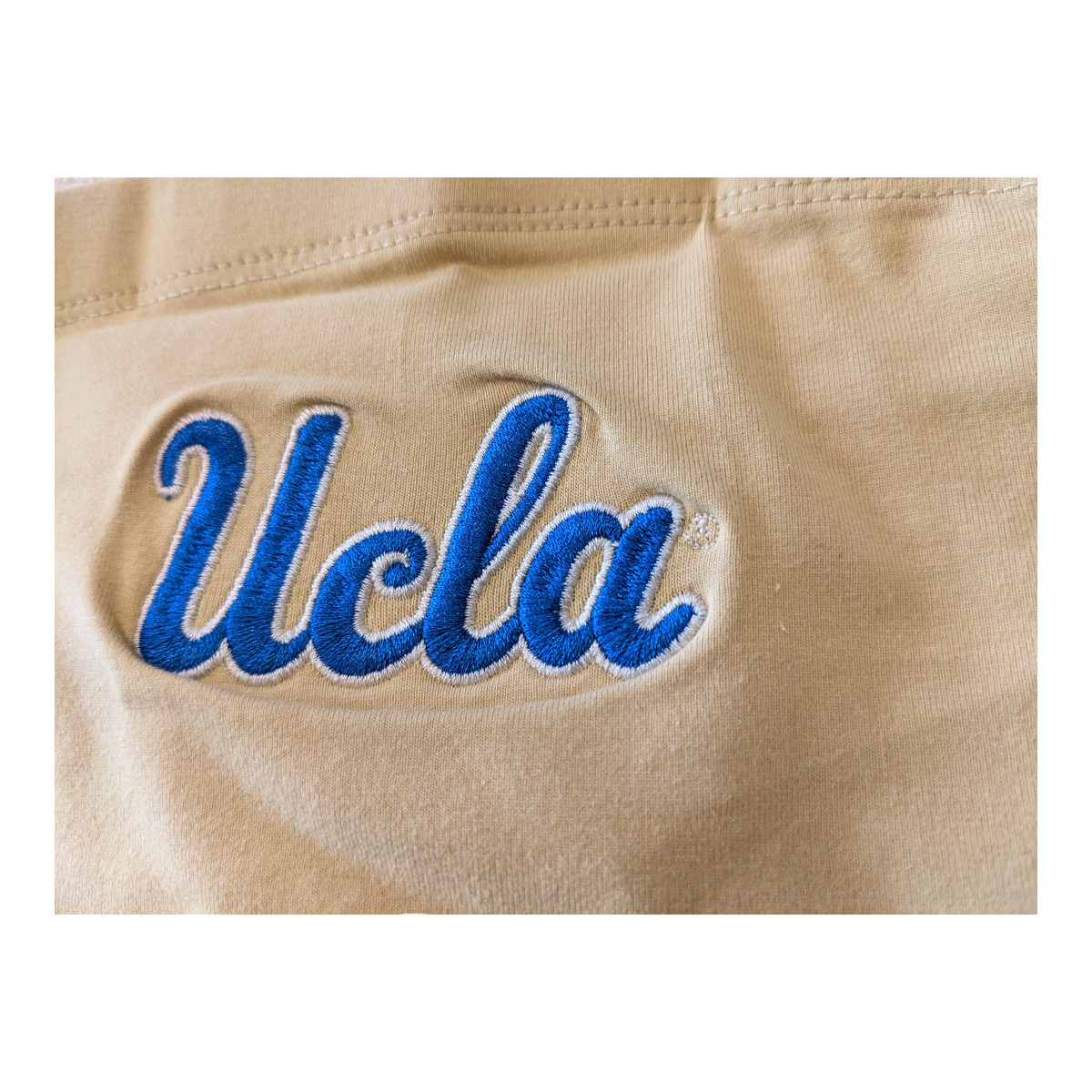 HYPE AND VICE UCLA Script Bandeau Top Nude Tan