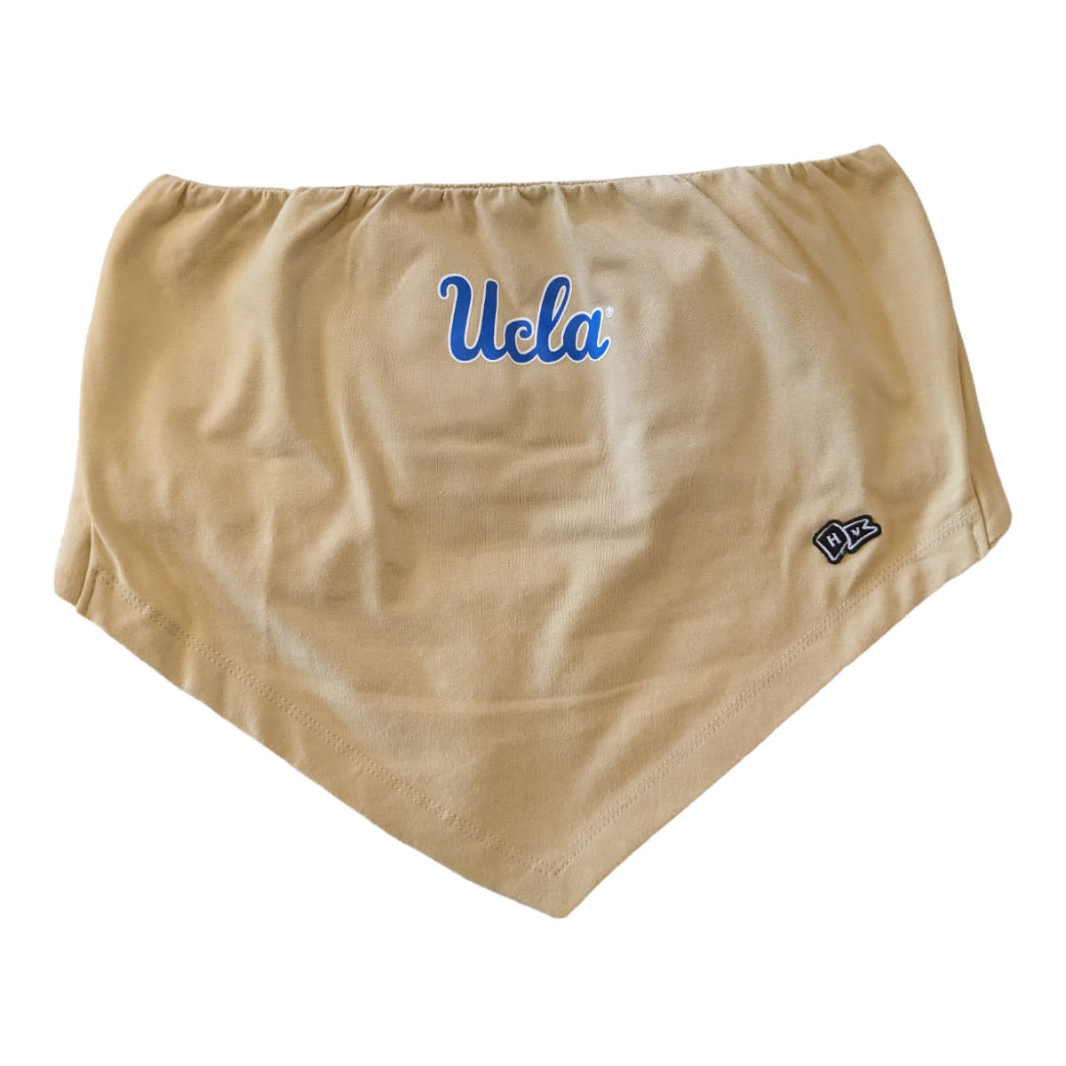 HYPE AND VICE UCLA Script Bandana Top Nude Tan