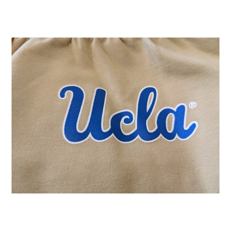 HYPE AND VICE UCLA Script Bandana Top Nude Tan