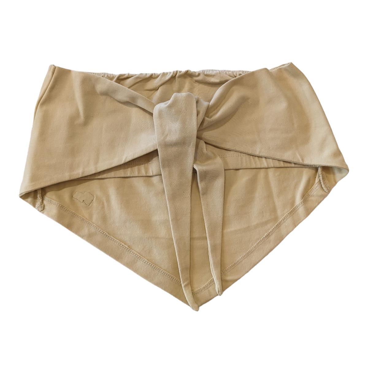 HYPE AND VICE UCLA Script Bandana Top Nude Tan