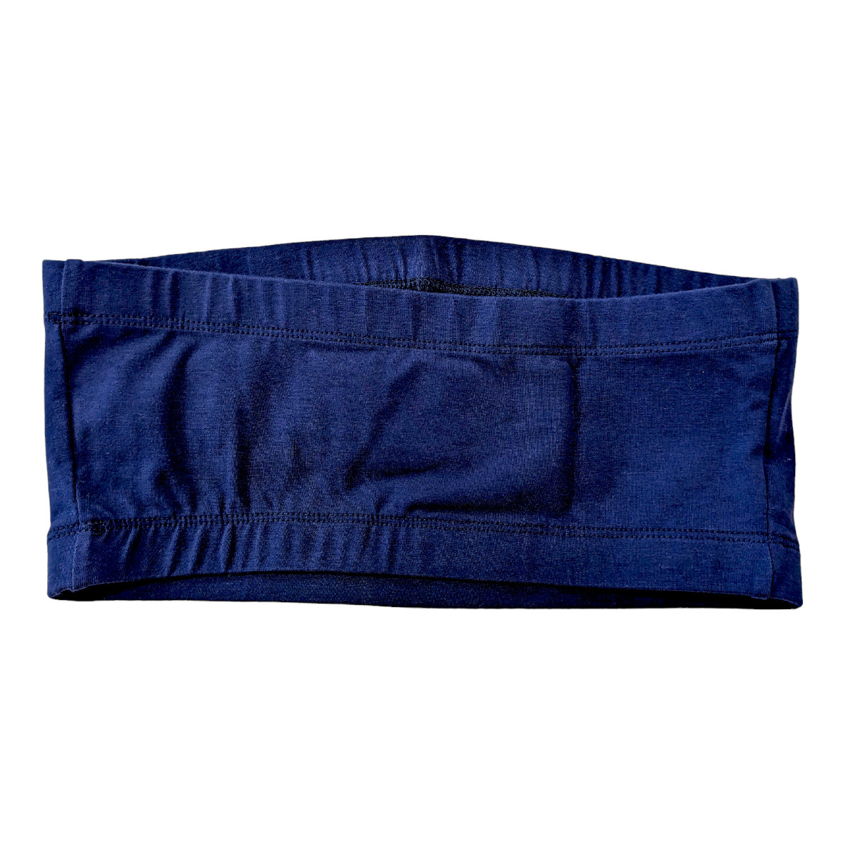 HYPE AND VICE UCLA Script Bandeau Top Navy