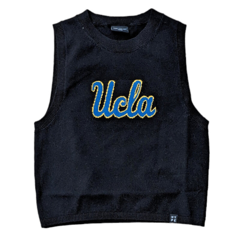 HYPE AND VICE UCLA IVY Knitted Tank Black