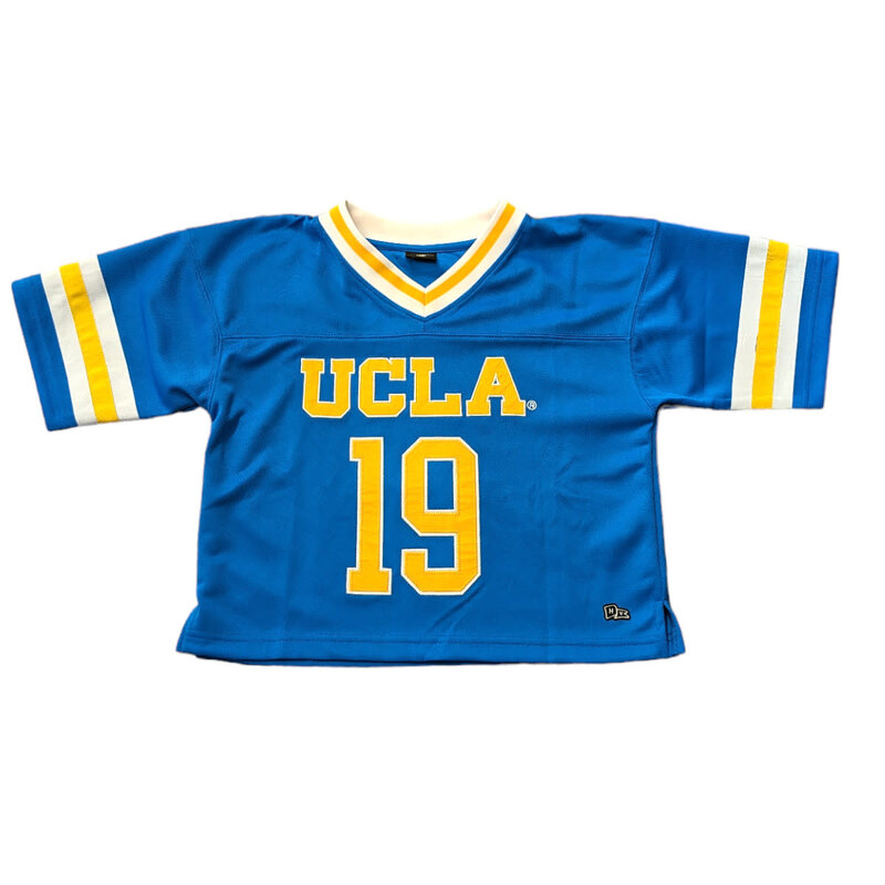 HYPE AND VICE UCLA Ladies Football Jersey Blue