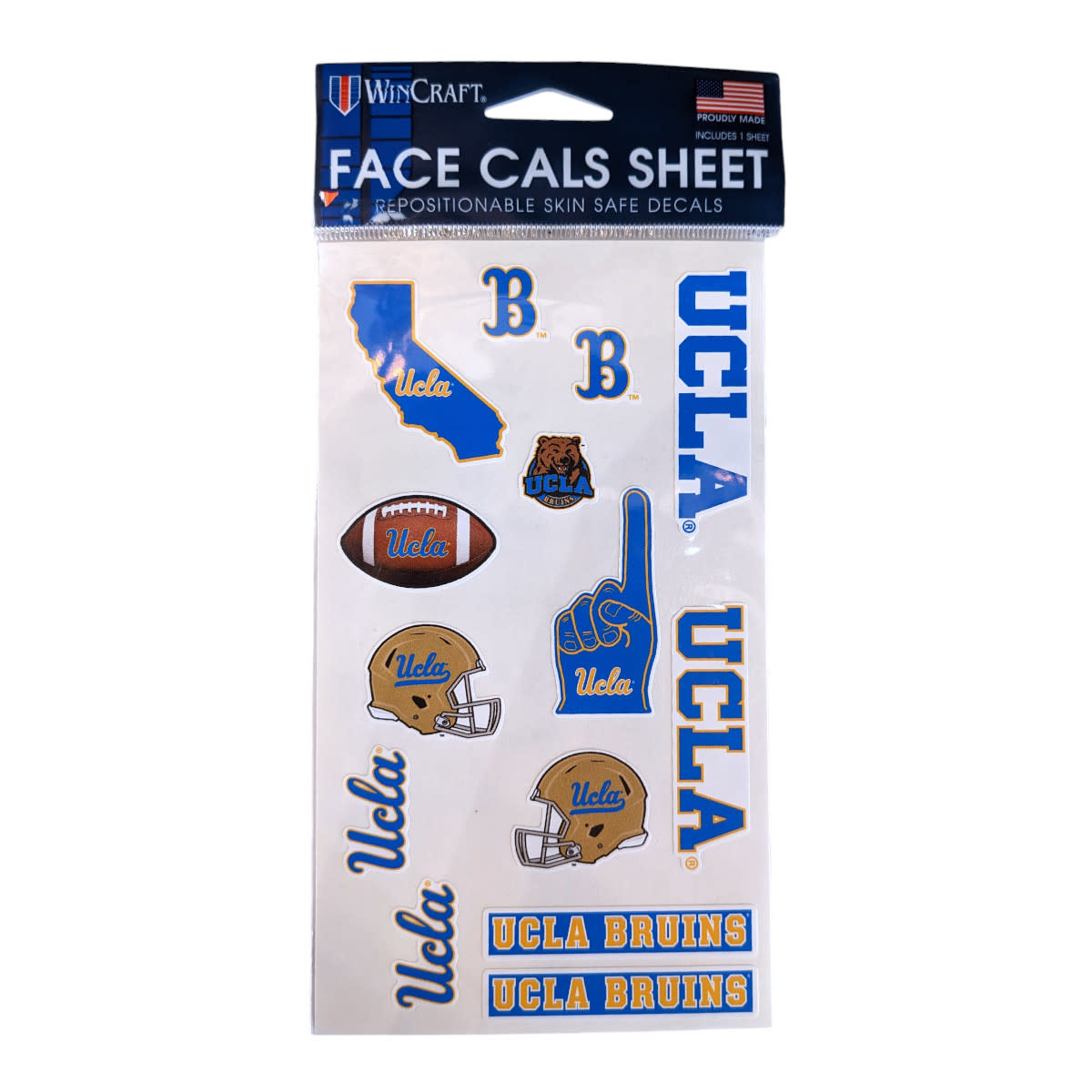Wincraft Ucla  Face Cals Sheet