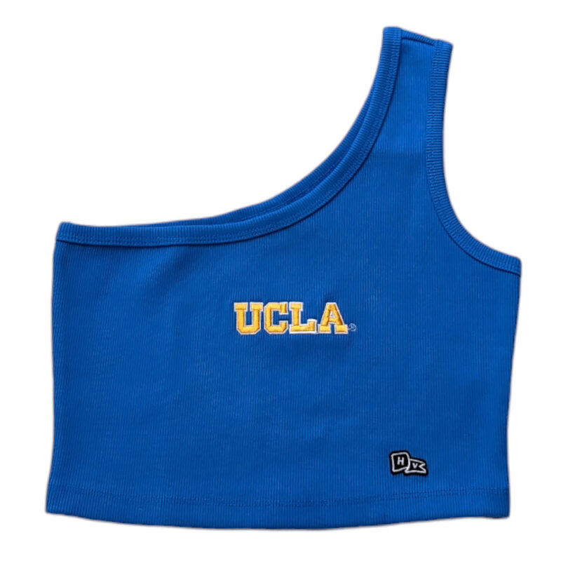 HYPE AND VICE UCLA Block Senior Top Blue