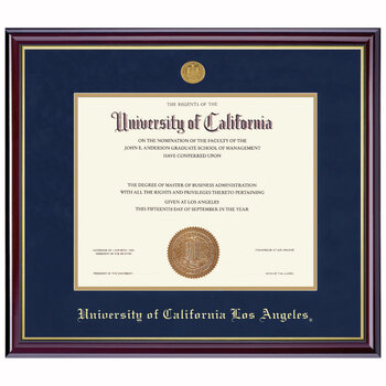 Framing Success UCLA Windsor Moulding Diploma Frame