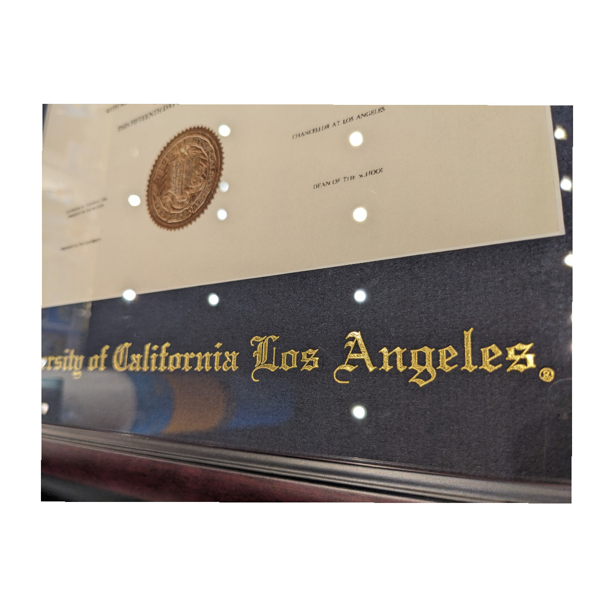 Framing Success UCLA Litho Classic Moulding Diploma Frame