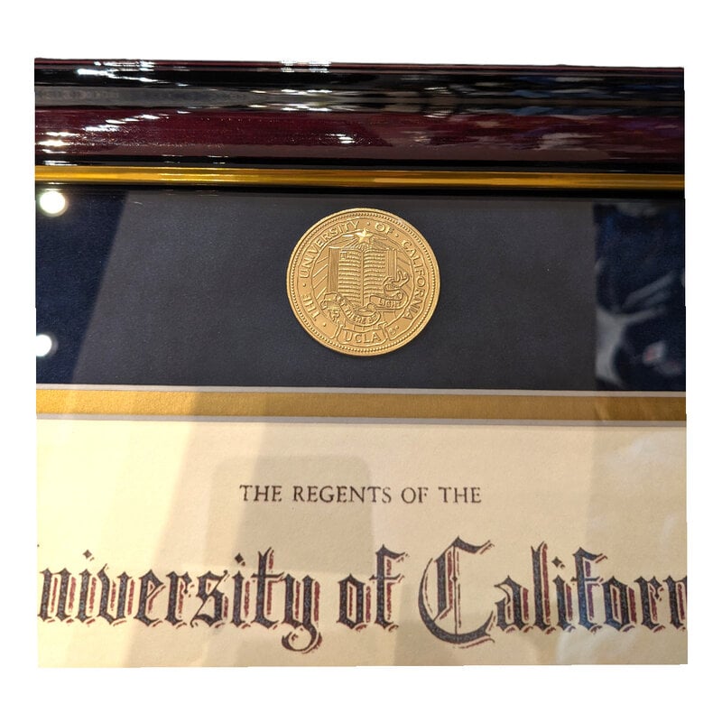 Framing Success UCLA Windsor Moulding Diploma Frame