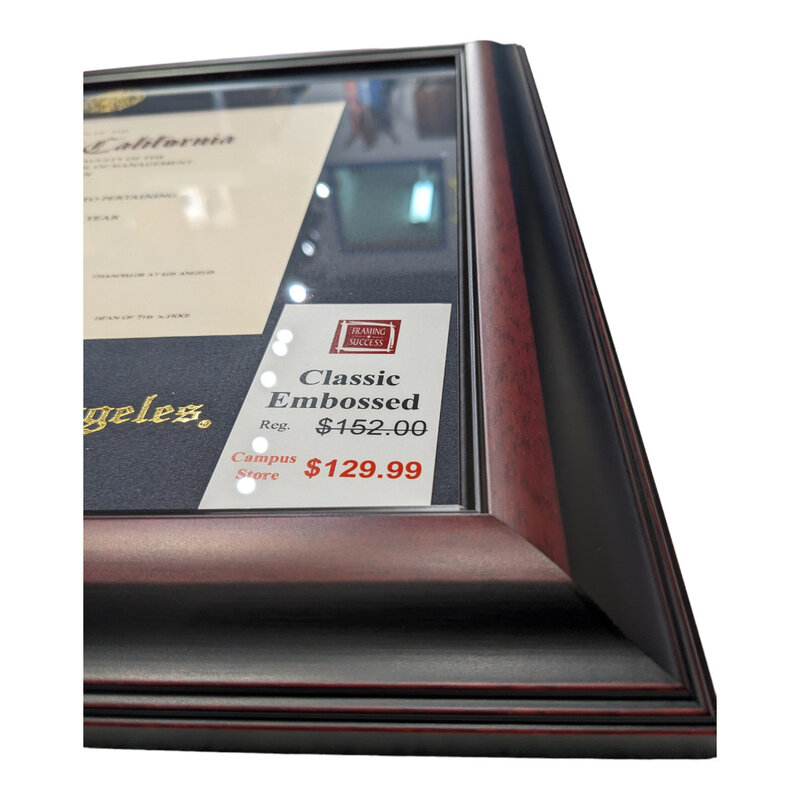 Framing Success UCLA Classic Embossed Diploma Frame