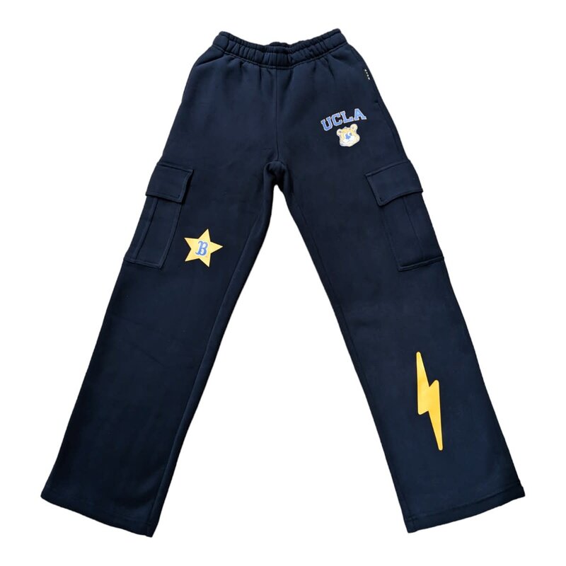 HYPE AND VICE UCLA Cargo SweatPants Navy