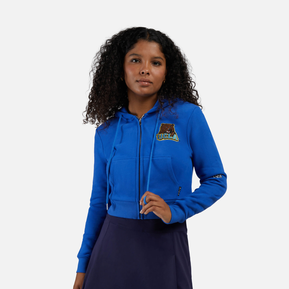 Bear UCLA Mia Zip Sweater Hood Royal Campus Store