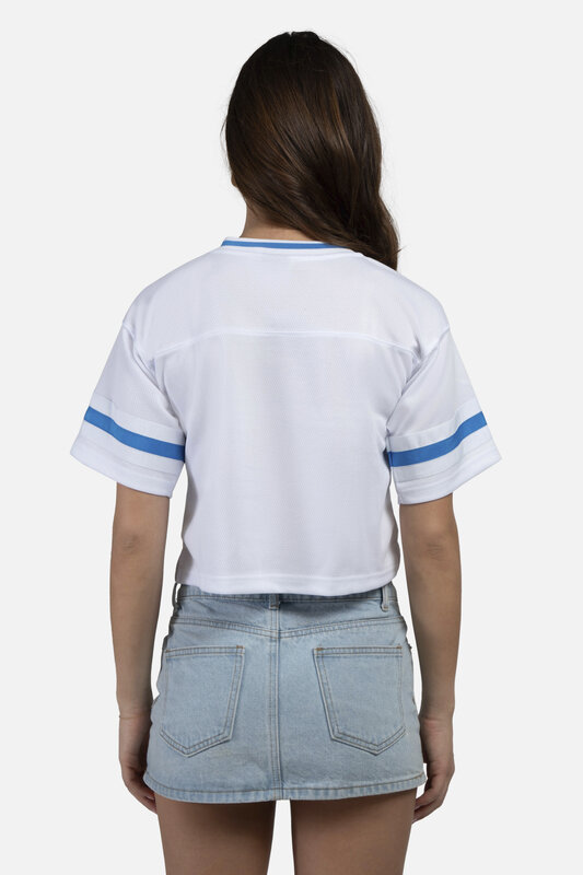 HYPE AND VICE UCLA Ladies Football Jersey White
