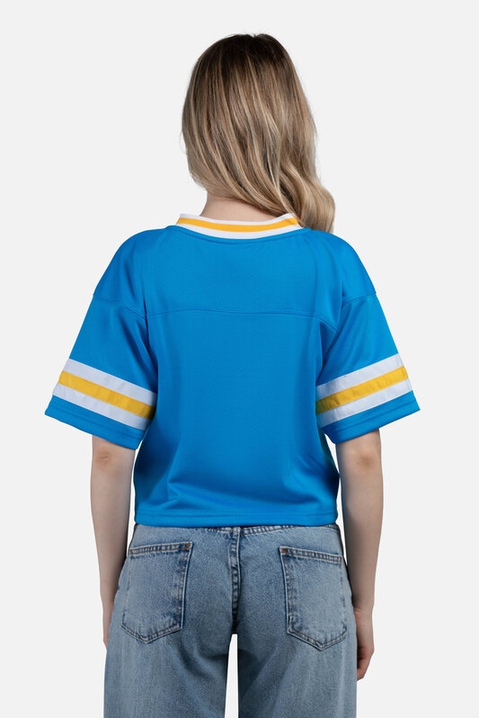 HYPE AND VICE UCLA Ladies Football Jersey Blue