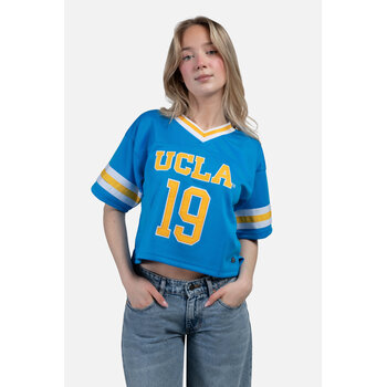 HYPE AND VICE UCLA Ladies Football Jersey Blue