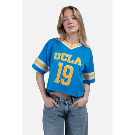 HYPE AND VICE UCLA Ladies Football Jersey Blue