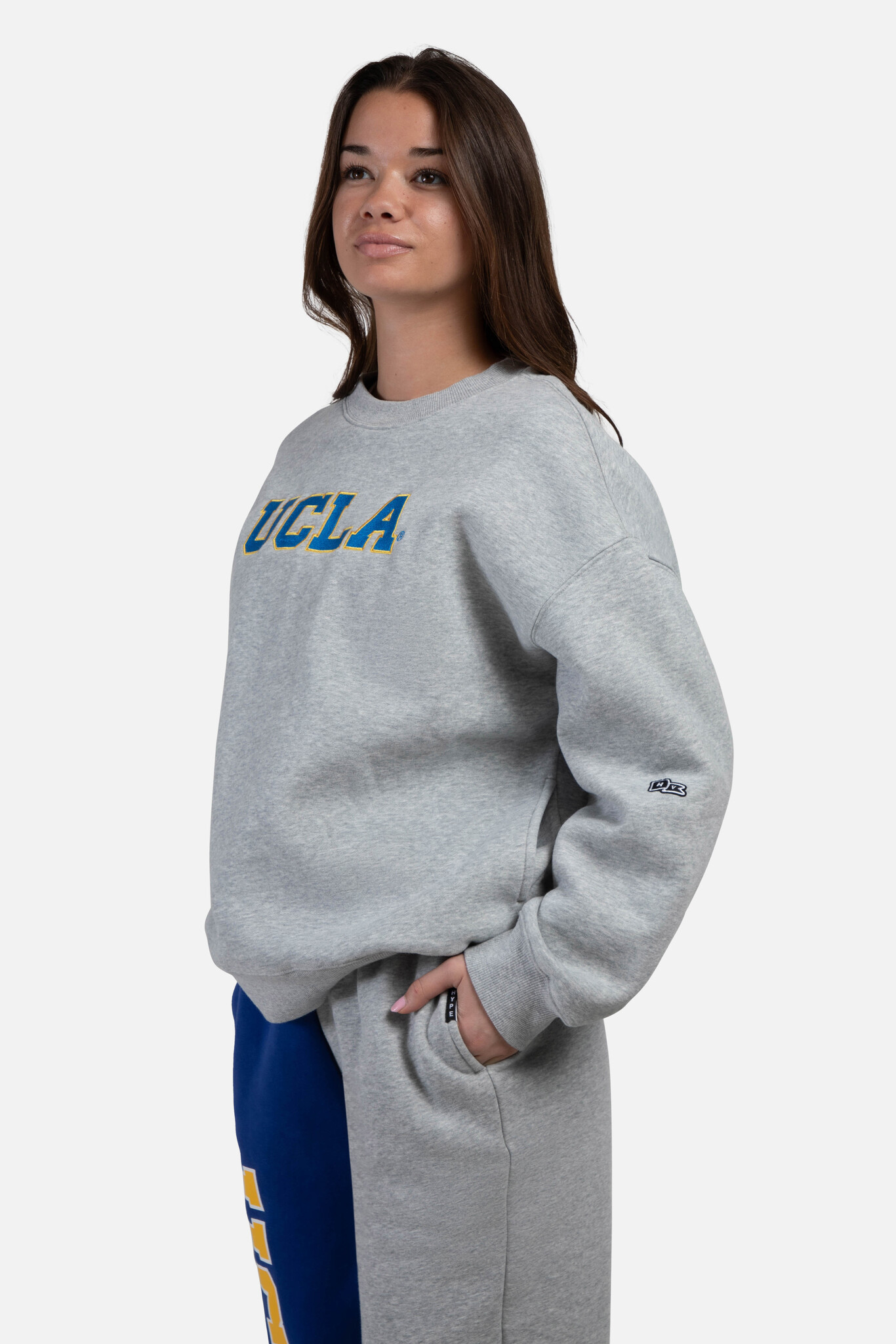HYPE AND VICE UCLA Block Offside Crewneck